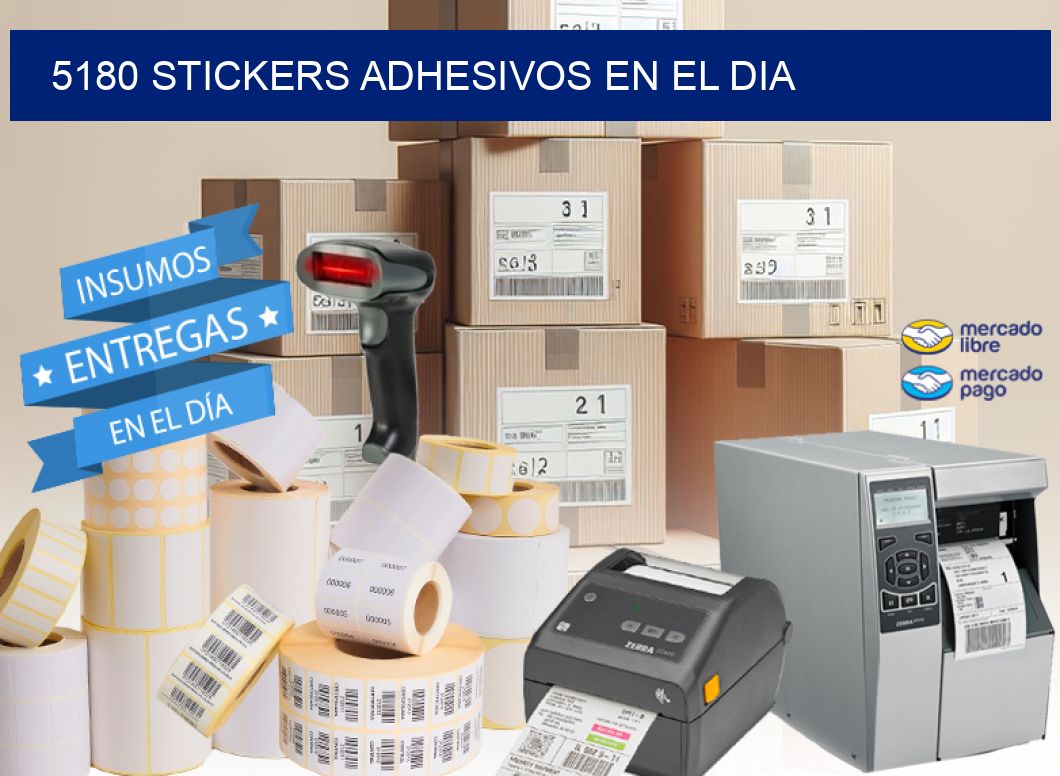 5180 stickers adhesivos en el dia