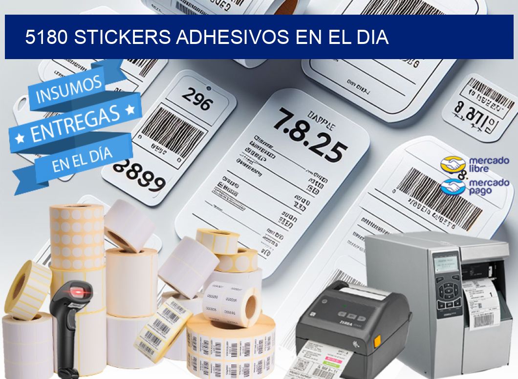 5180 stickers adhesivos en el dia