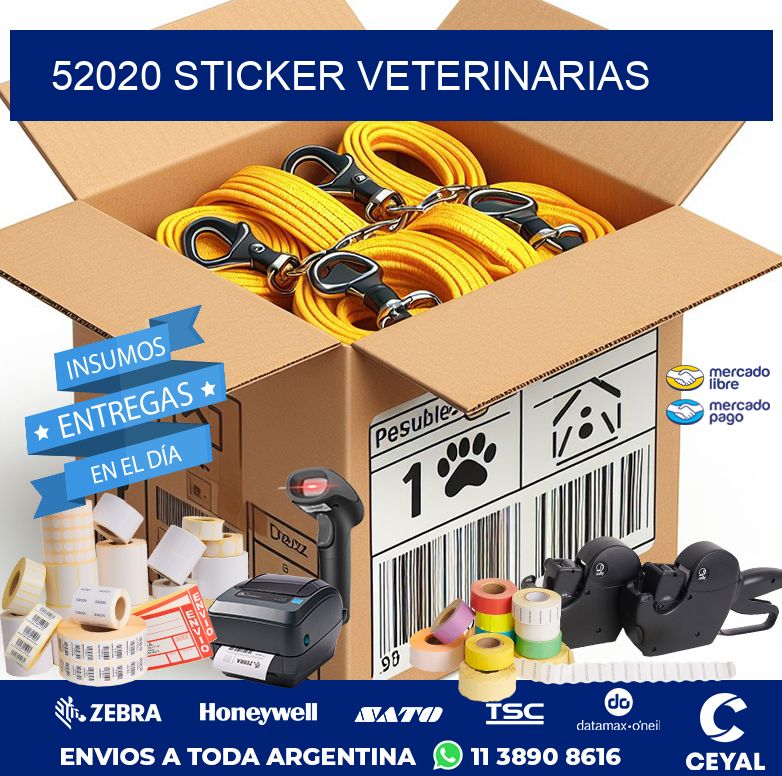 52020 STICKER VETERINARIAS