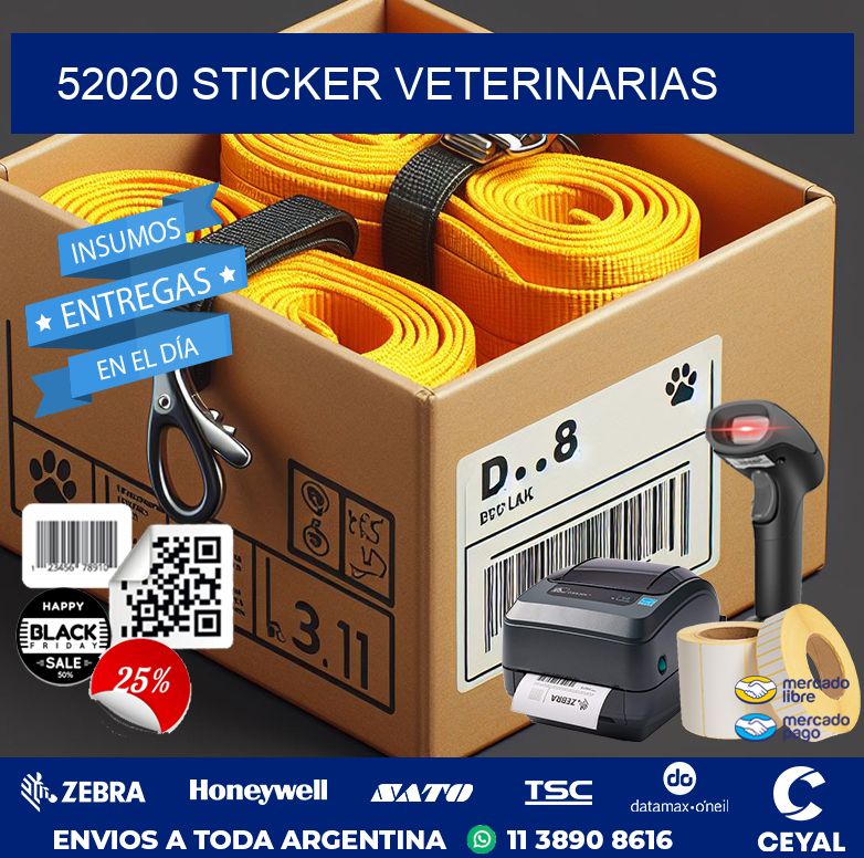 52020 STICKER VETERINARIAS