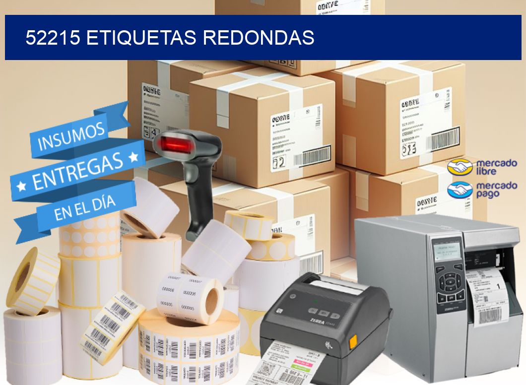 52215 ETIQUETAS REDONDAS
