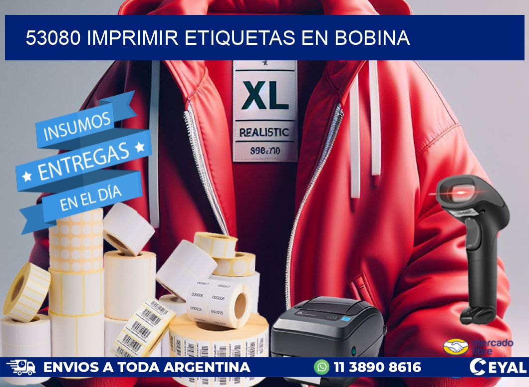 53080 imprimir etiquetas en bobina