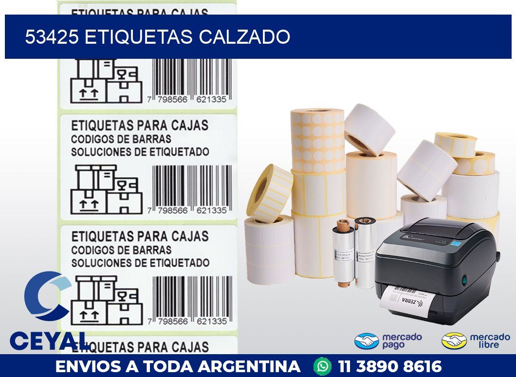 53425 ETIQUETAS CALZADO
