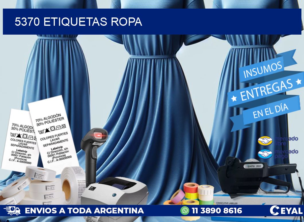 5370 ETIQUETAS ROPA