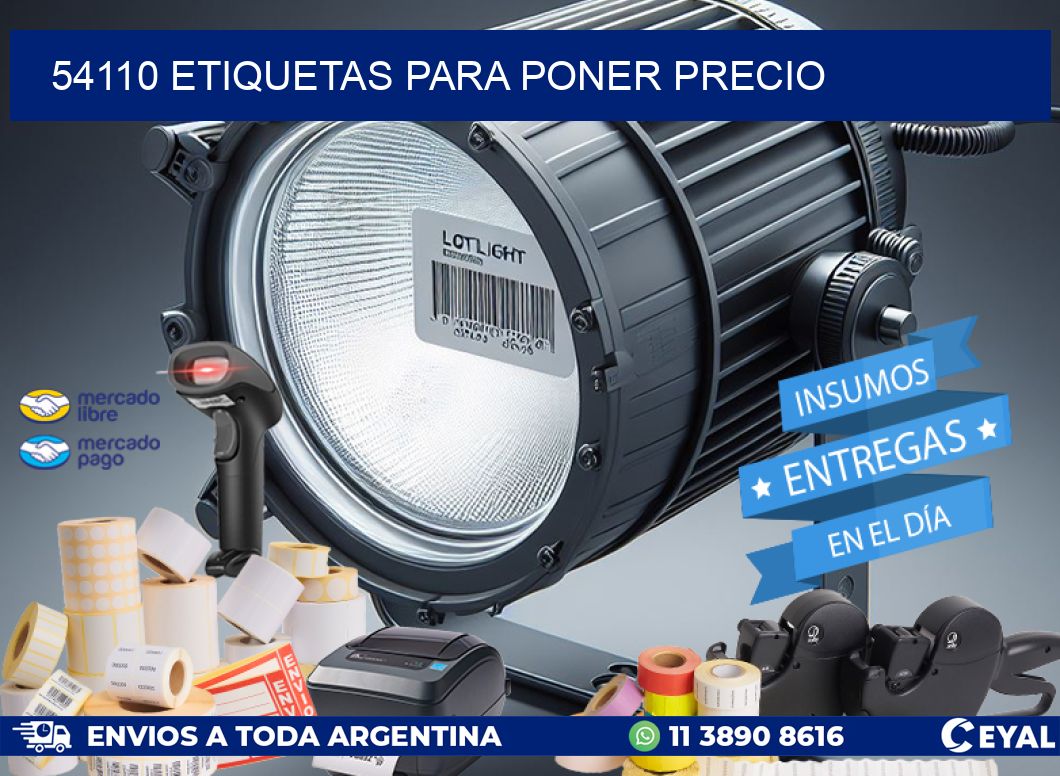 54110 ETIQUETAS PARA PONER PRECIO