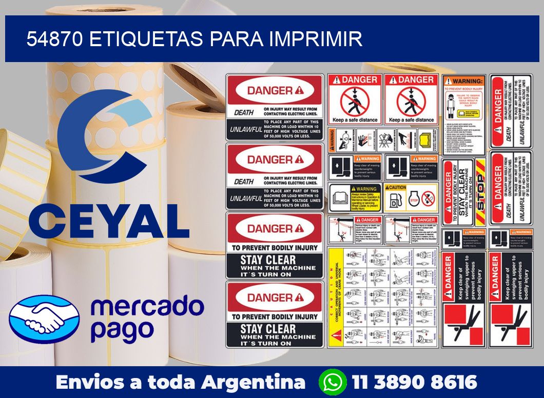 54870 ETIQUETAS PARA IMPRIMIR