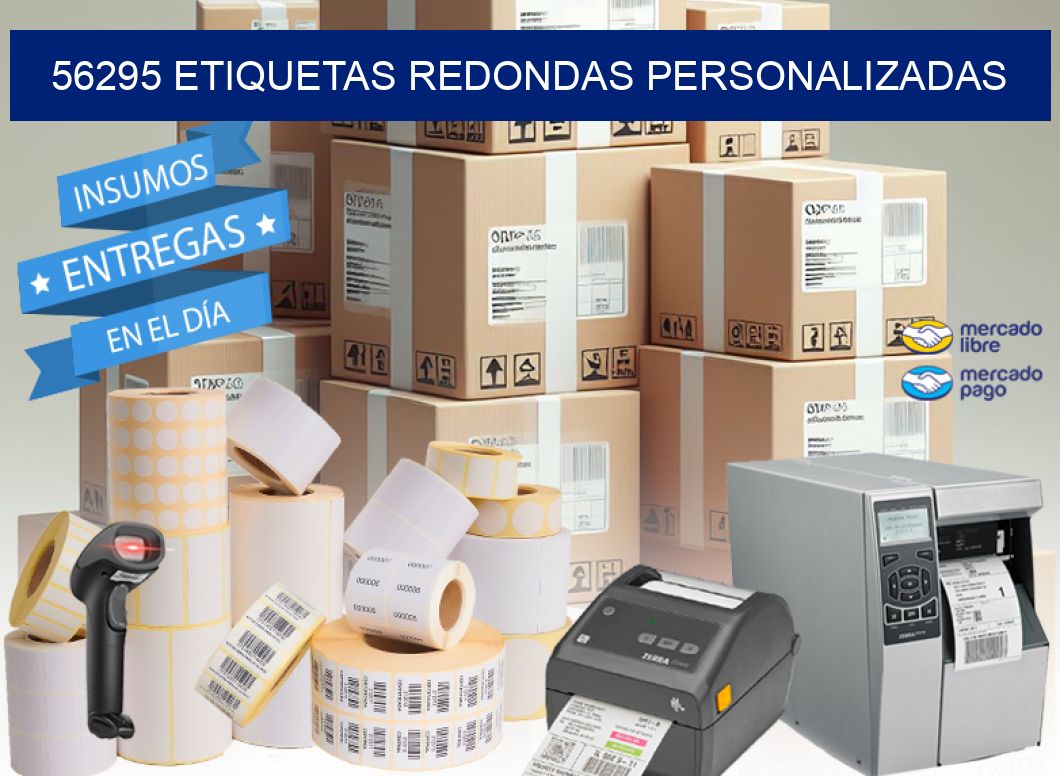 56295 ETIQUETAS REDONDAS PERSONALIZADAS