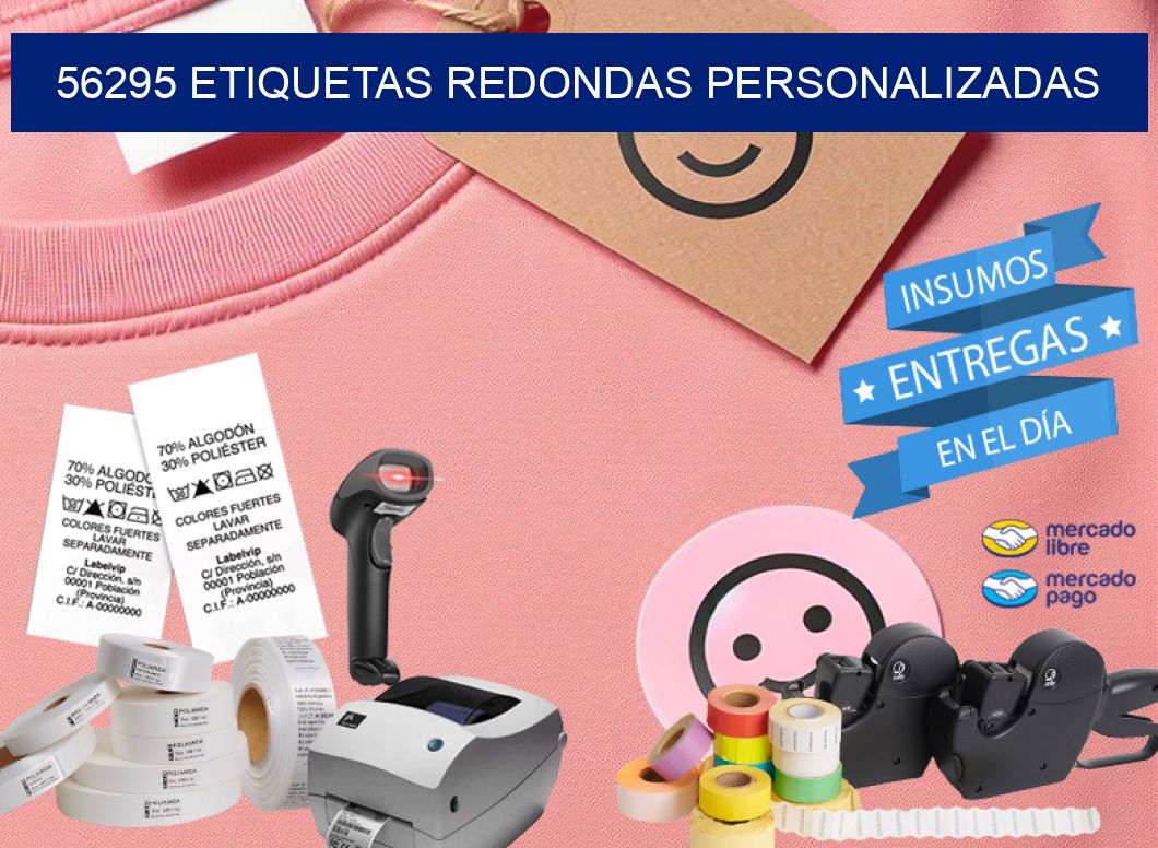 56295 ETIQUETAS REDONDAS PERSONALIZADAS