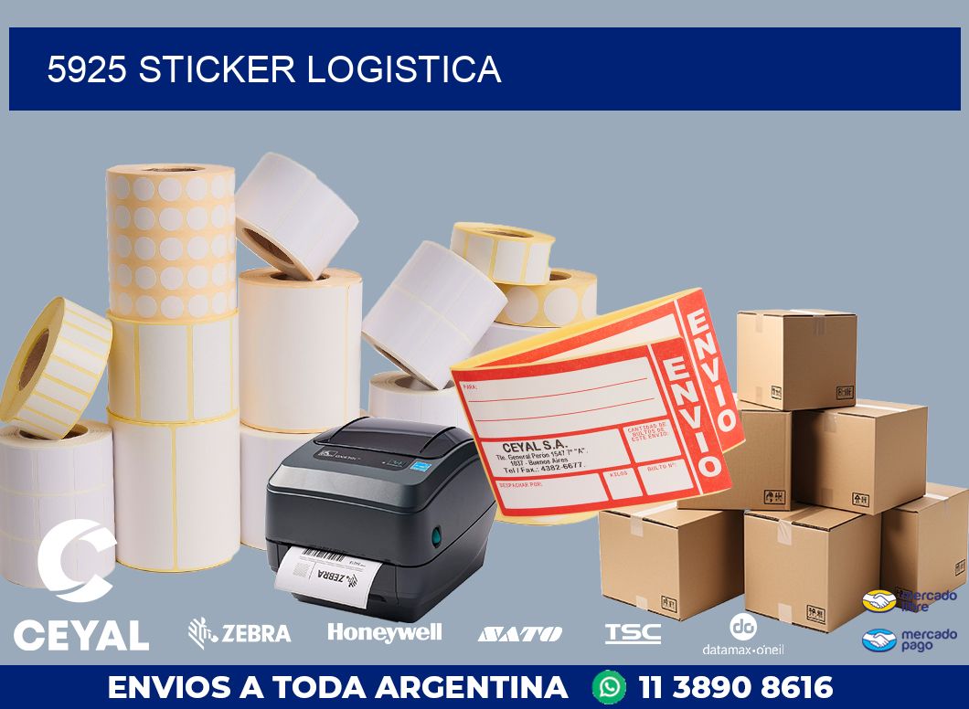 5925 STICKER LOGISTICA