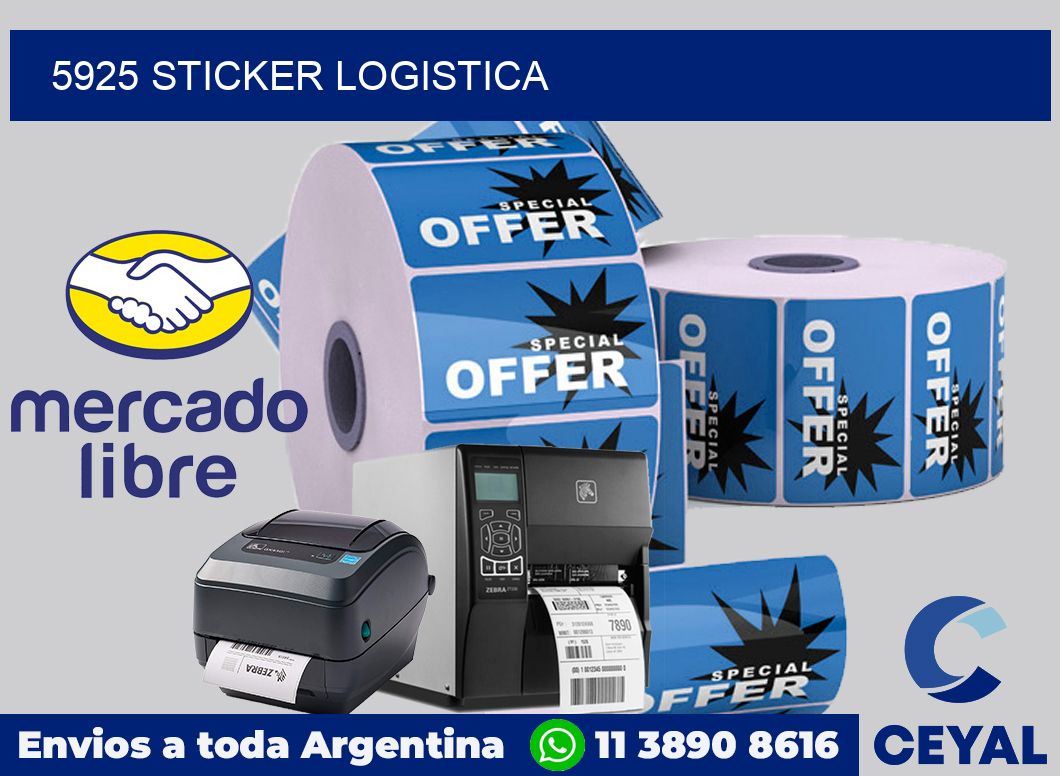 5925 STICKER LOGISTICA