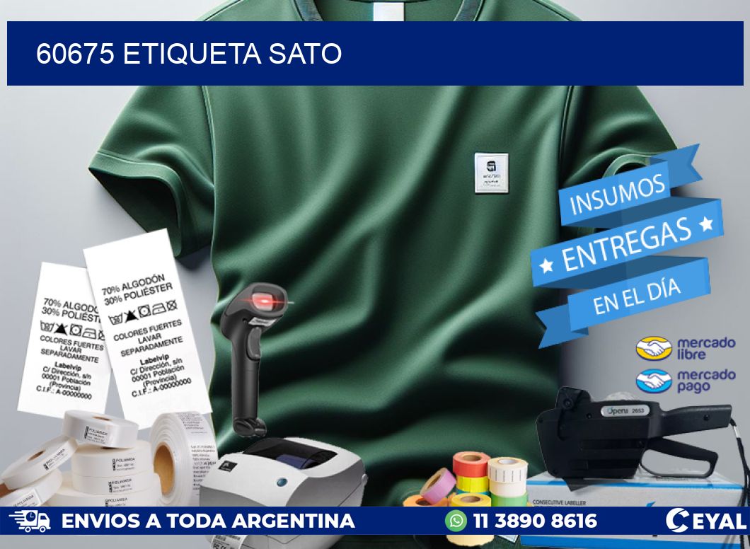 60675 etiqueta sato