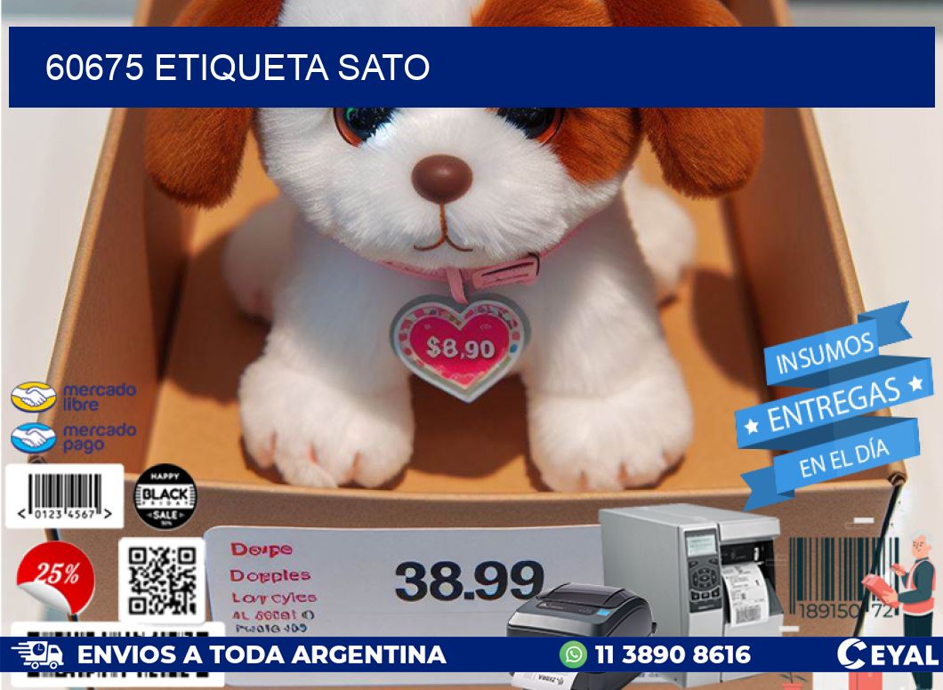 60675 etiqueta sato