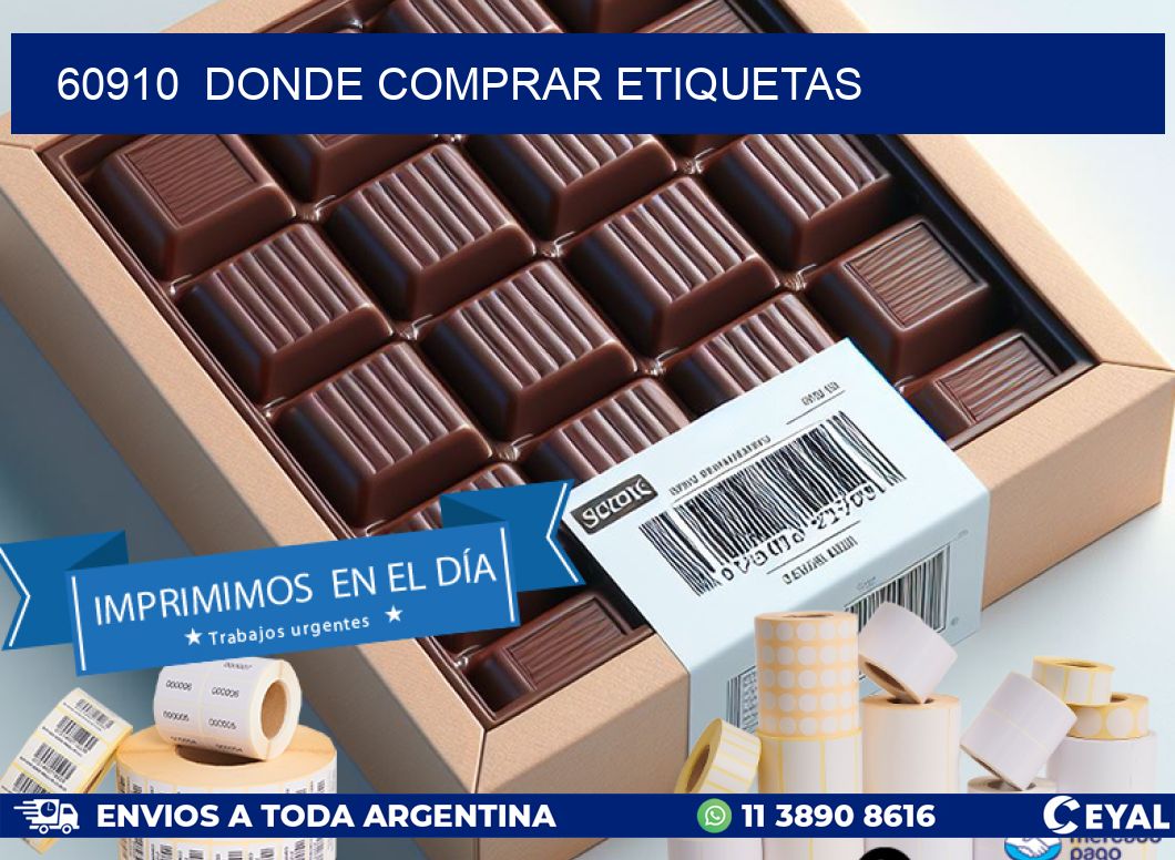 60910 donde comprar etiquetas