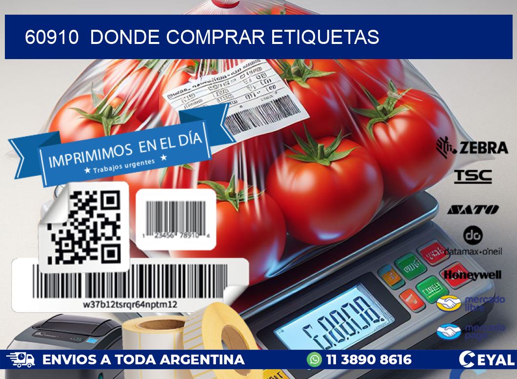 60910 donde comprar etiquetas