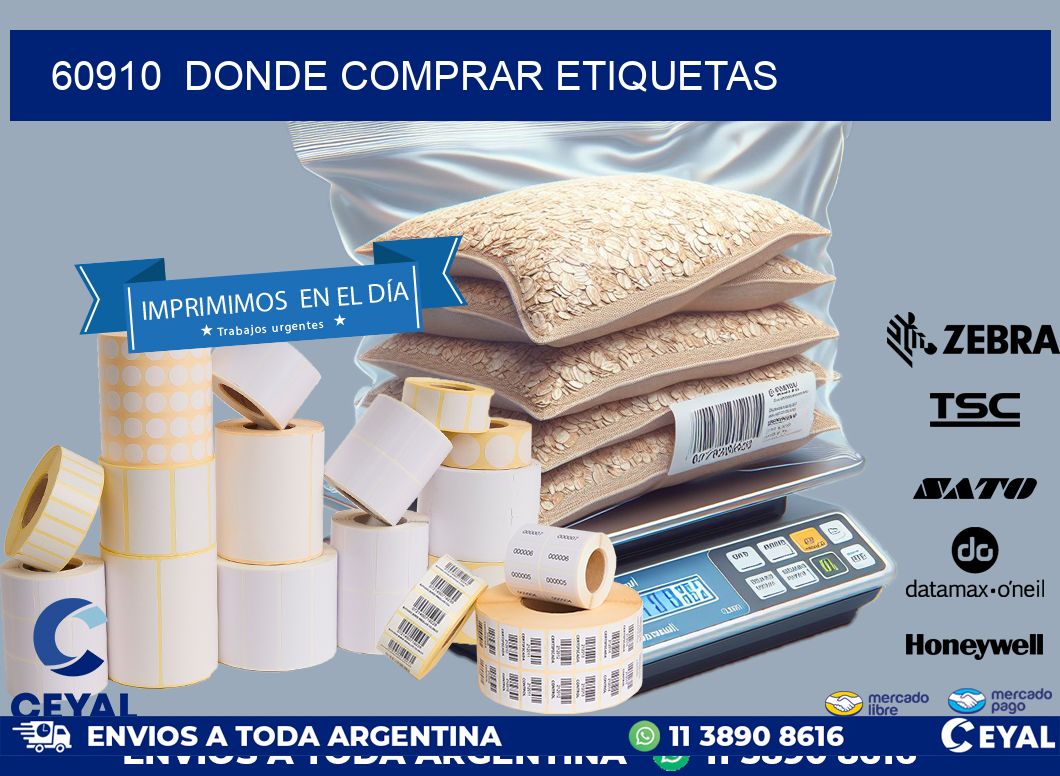 60910 donde comprar etiquetas