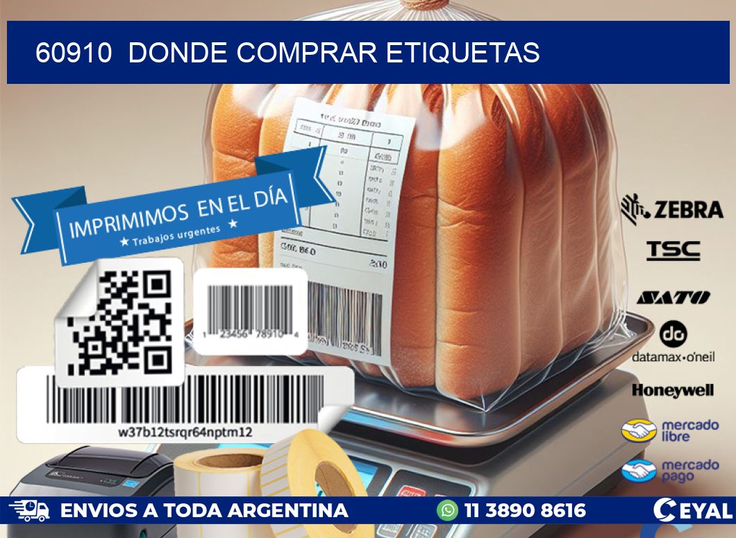 60910 donde comprar etiquetas