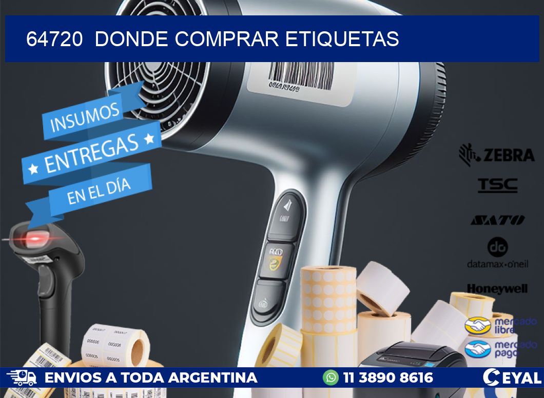 64720  donde comprar etiquetas