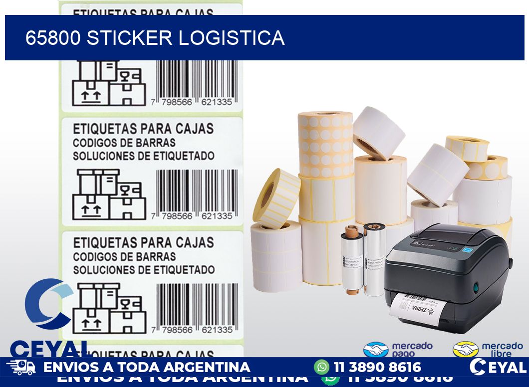 65800 STICKER LOGISTICA