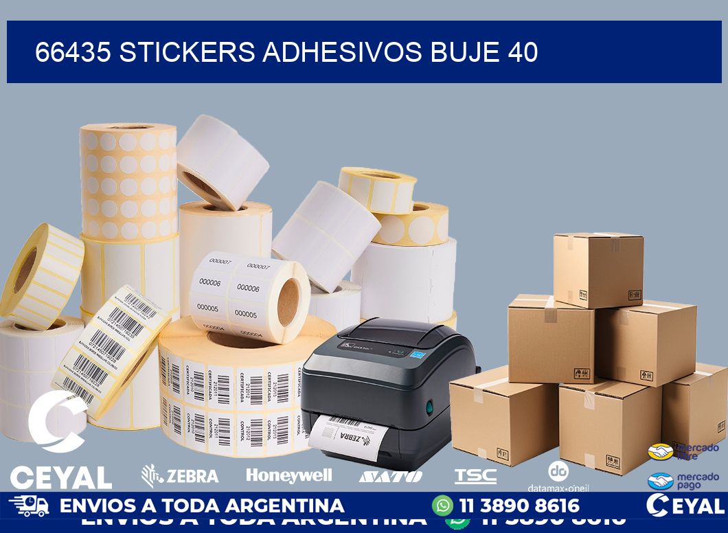 66435 STICKERS ADHESIVOS BUJE 40