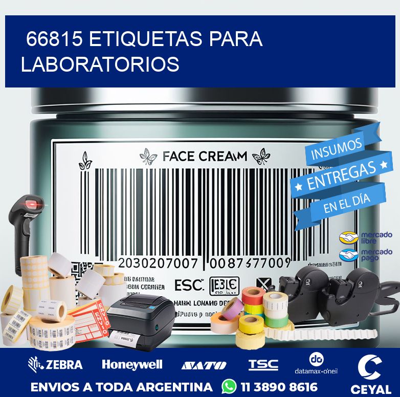 66815 ETIQUETAS PARA LABORATORIOS
