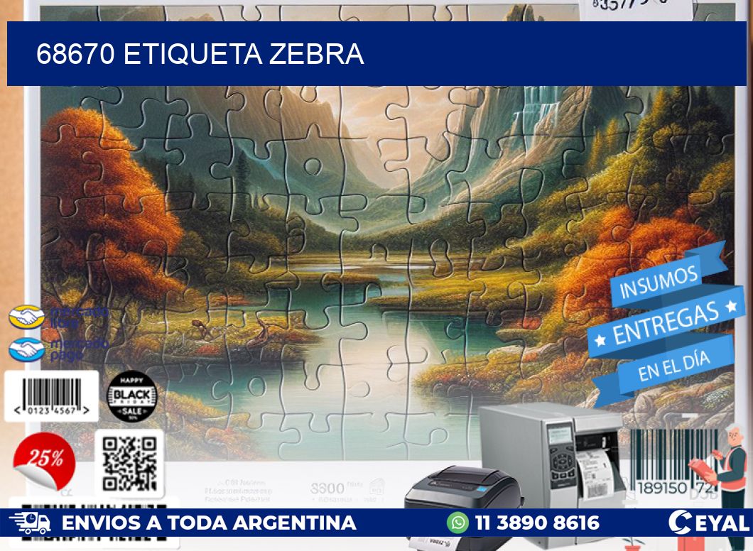 68670 ETIQUETA ZEBRA