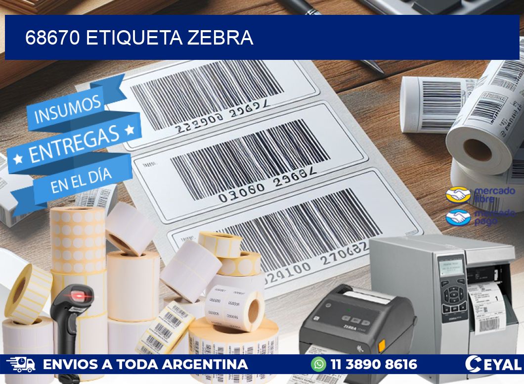 68670 ETIQUETA ZEBRA