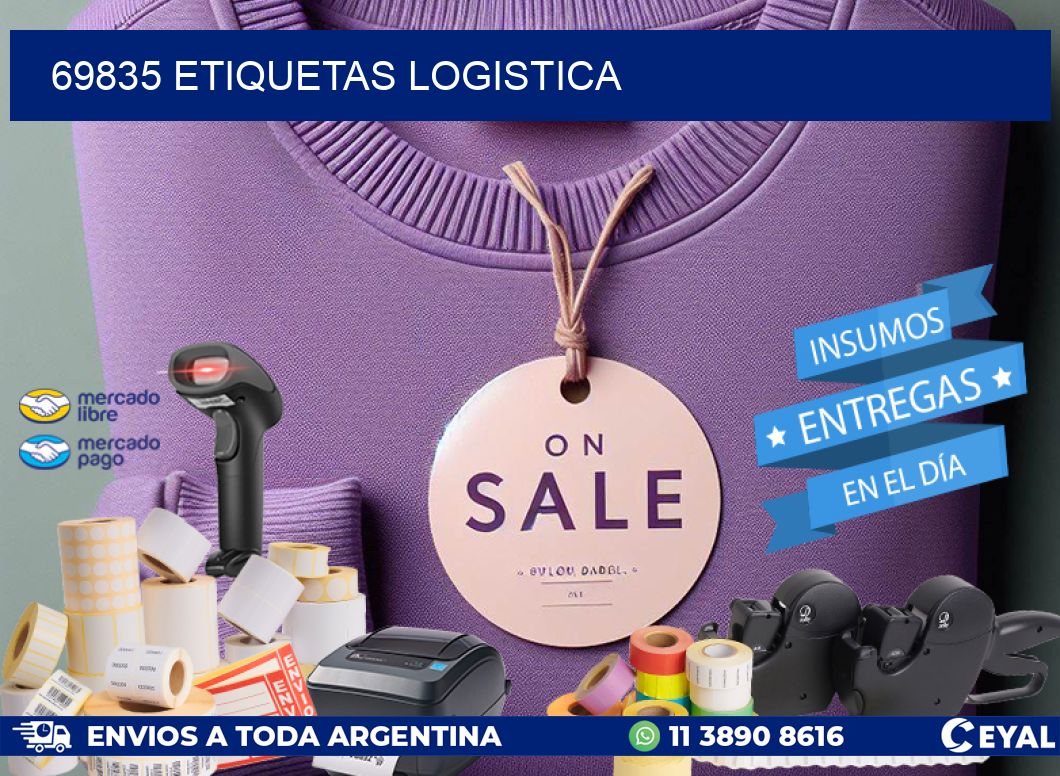 69835 etiquetas logistica