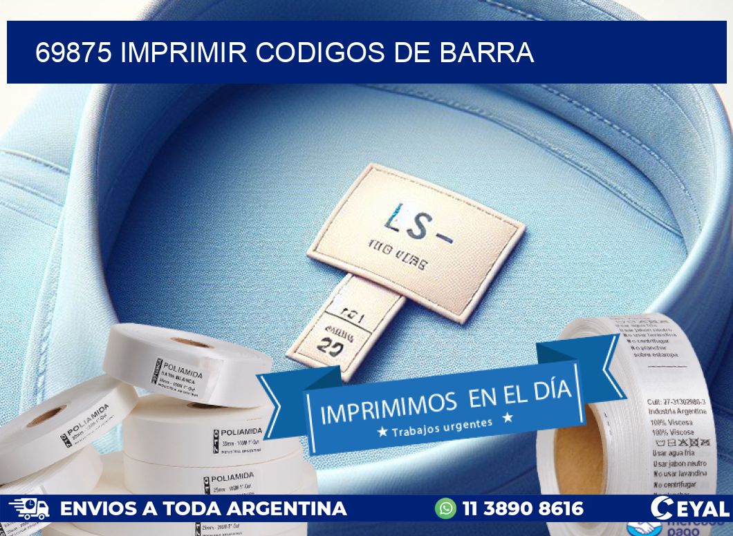 69875 imprimir codigos de barra
