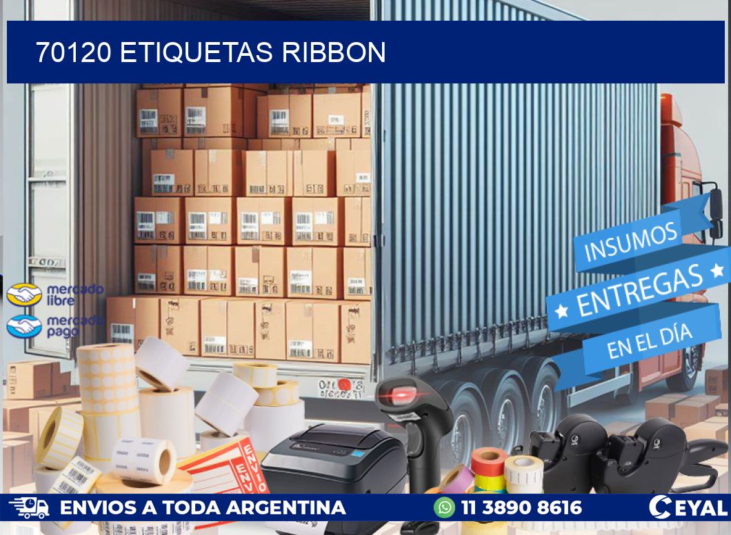 70120 ETIQUETAS RIBBON