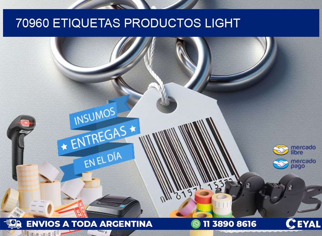 70960 Etiquetas productos light