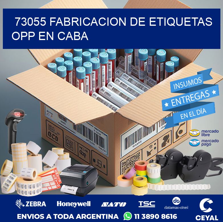73055 FABRICACION DE ETIQUETAS OPP EN CABA