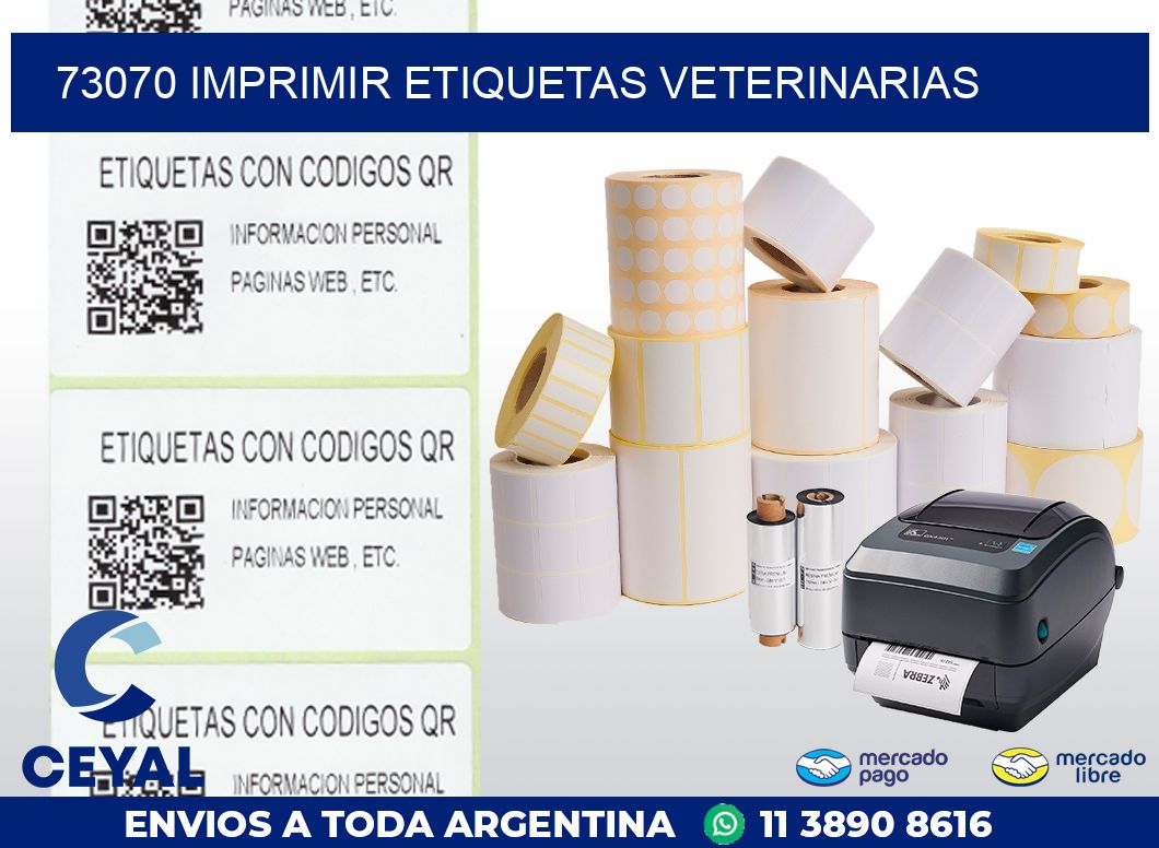 73070 IMPRIMIR ETIQUETAS VETERINARIAS