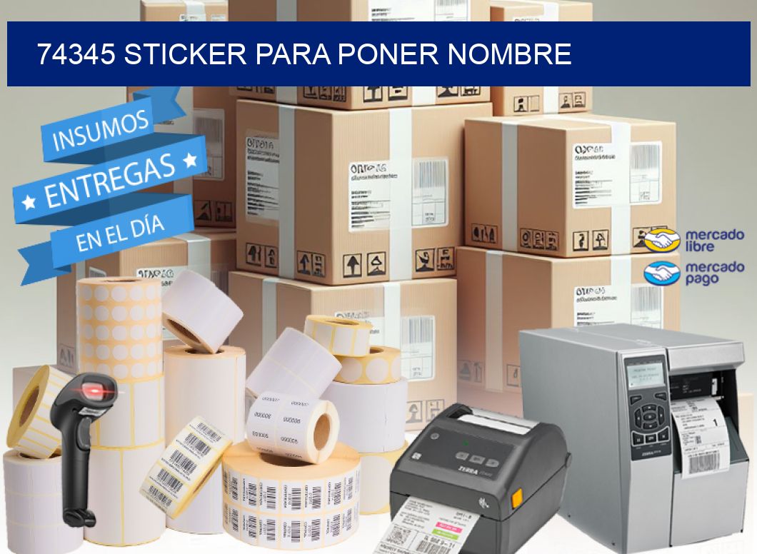 74345 STICKER PARA PONER NOMBRE