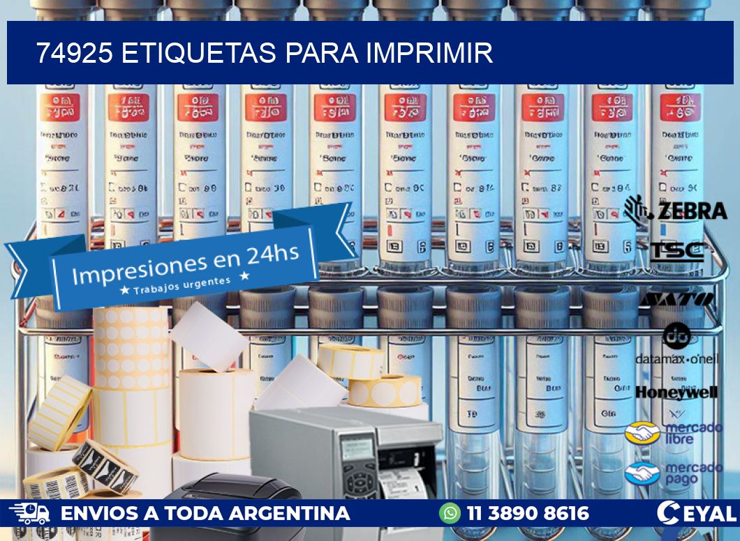 74925 ETIQUETAS PARA IMPRIMIR