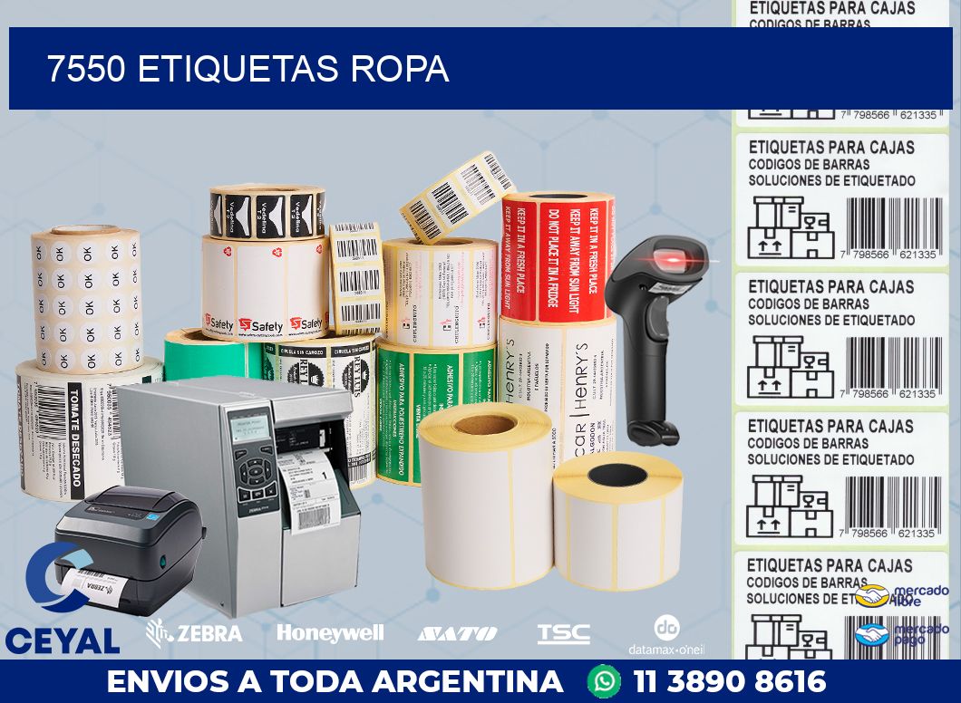 7550 ETIQUETAS ROPA
