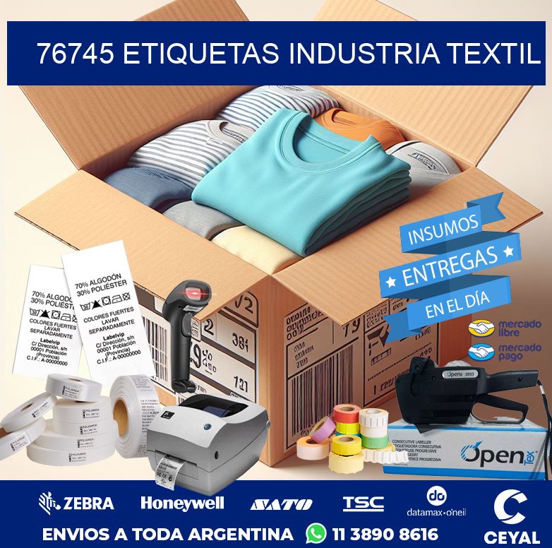 76745 ETIQUETAS INDUSTRIA TEXTIL