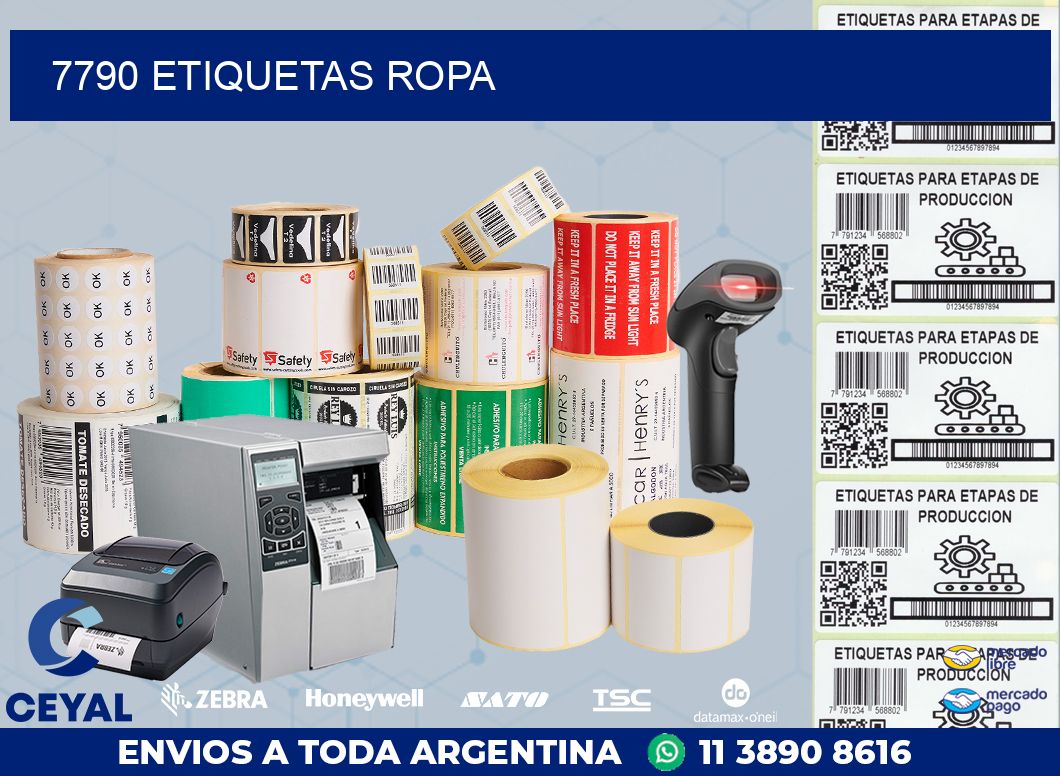 7790 ETIQUETAS ROPA