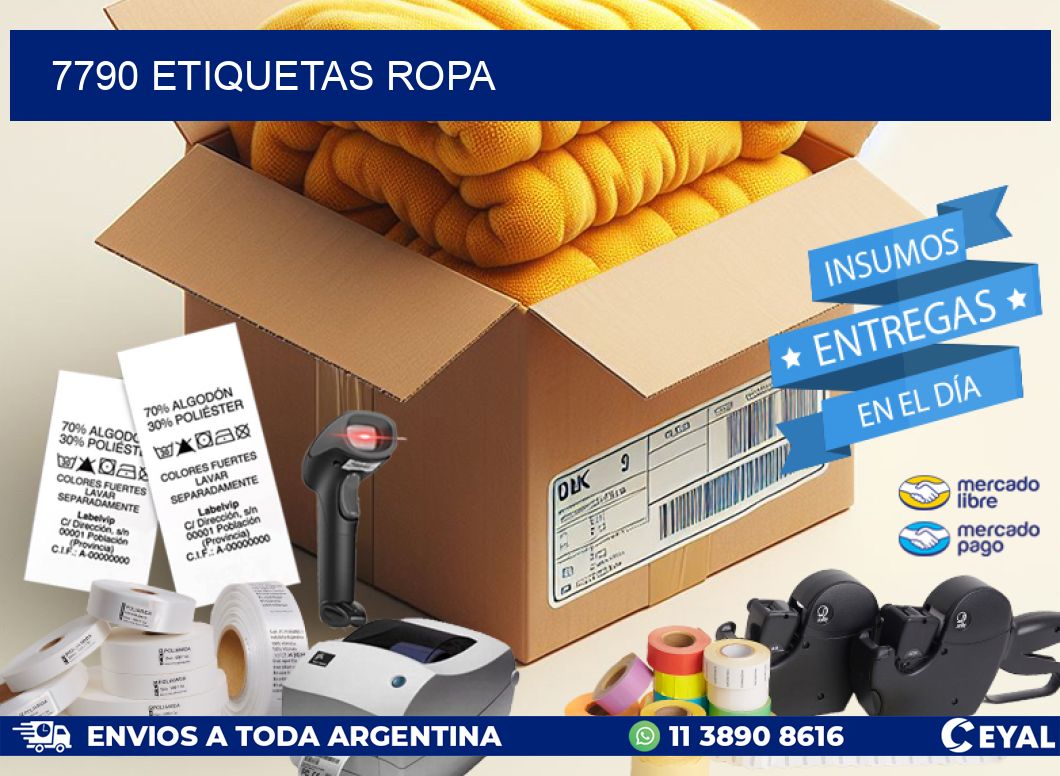 7790 ETIQUETAS ROPA