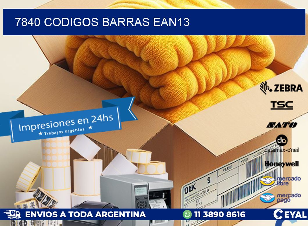 7840 CODIGOS BARRAS EAN13