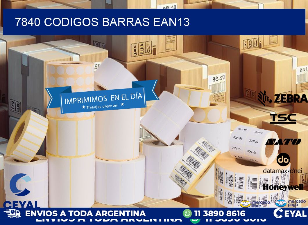 7840 CODIGOS BARRAS EAN13