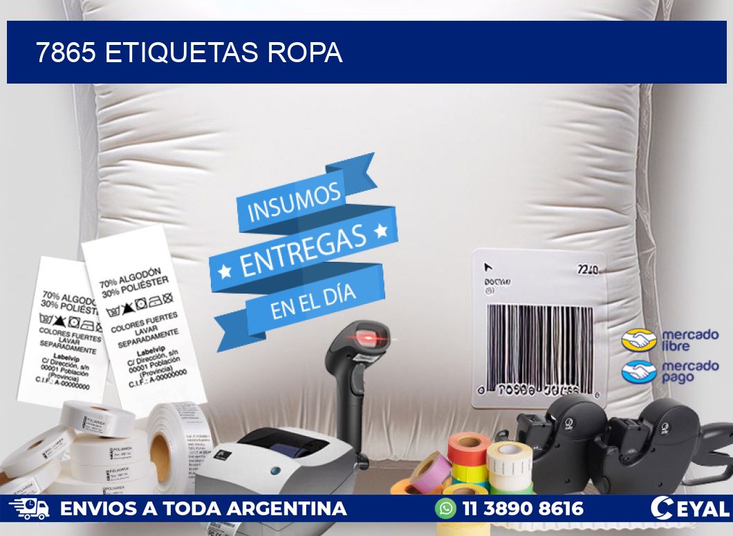 7865 ETIQUETAS ROPA