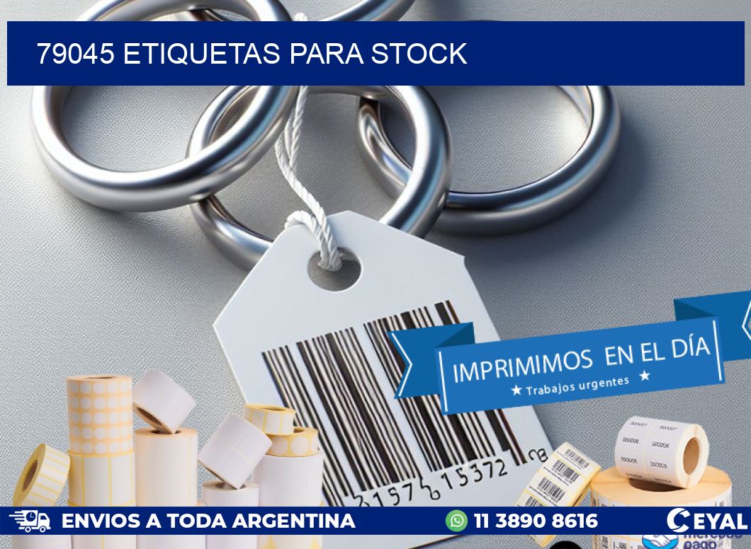 79045 ETIQUETAS PARA STOCK