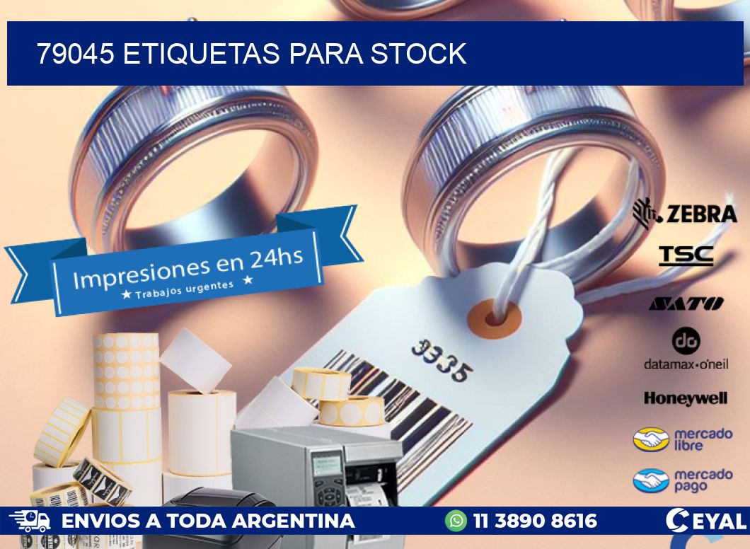 79045 ETIQUETAS PARA STOCK