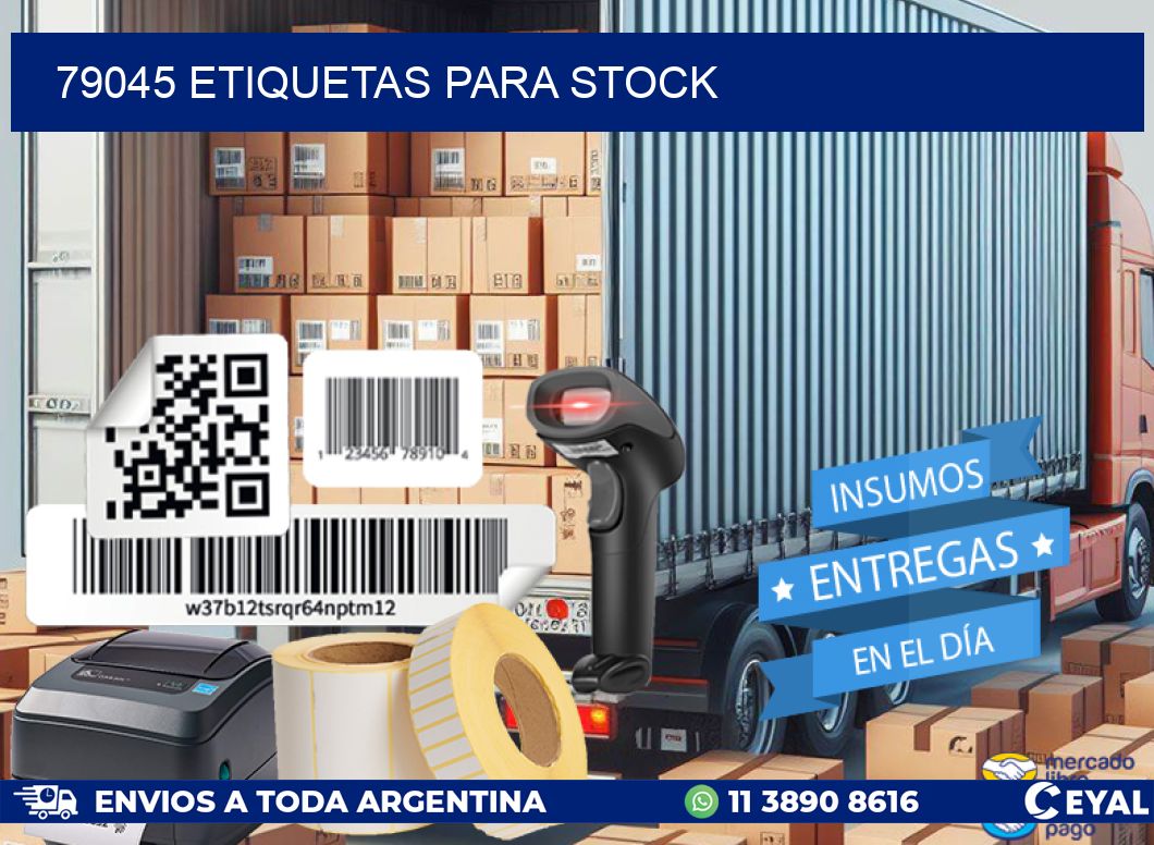 79045 ETIQUETAS PARA STOCK