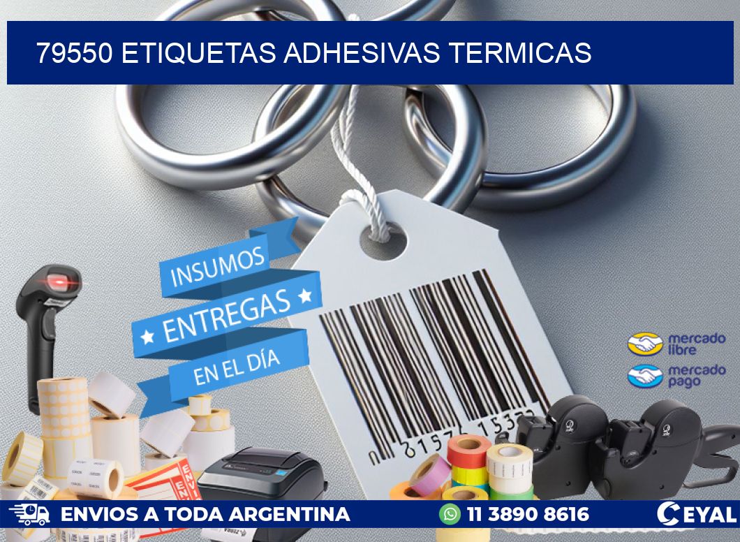 79550 etiquetas adhesivas termicas