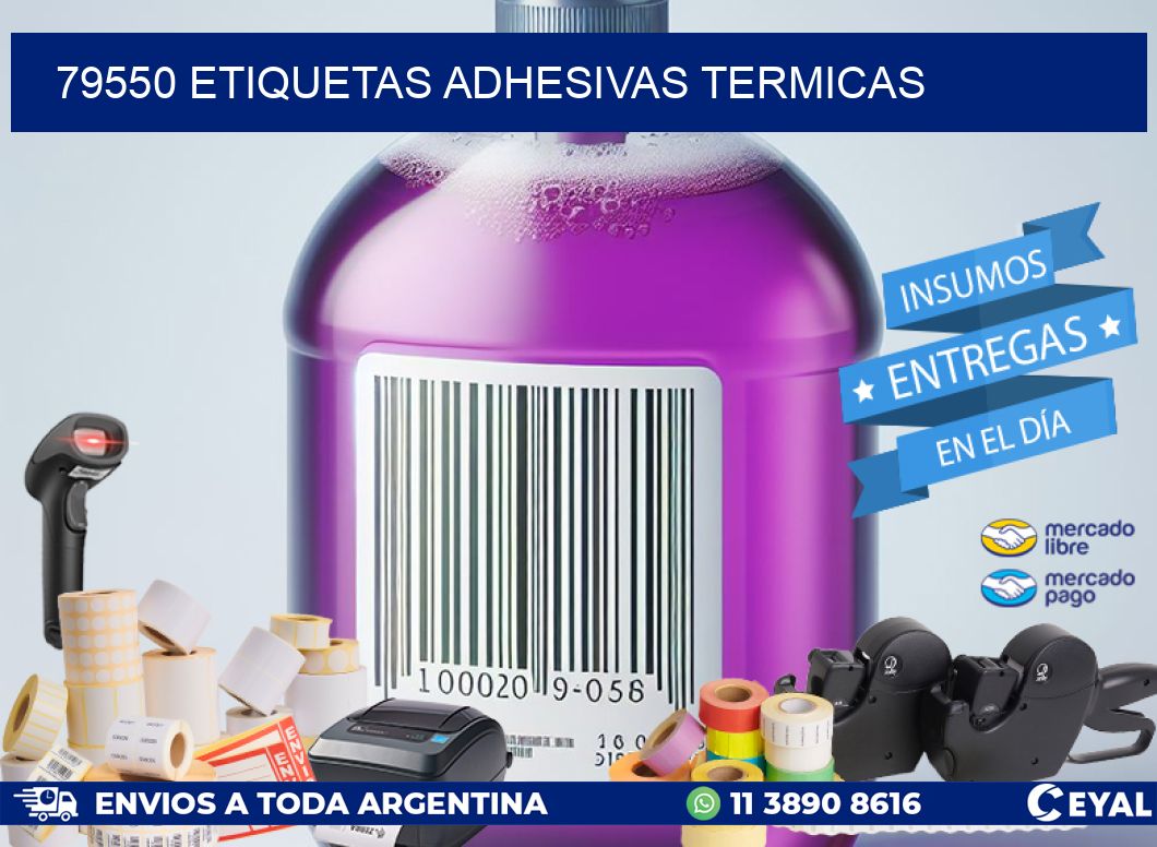 79550 etiquetas adhesivas termicas