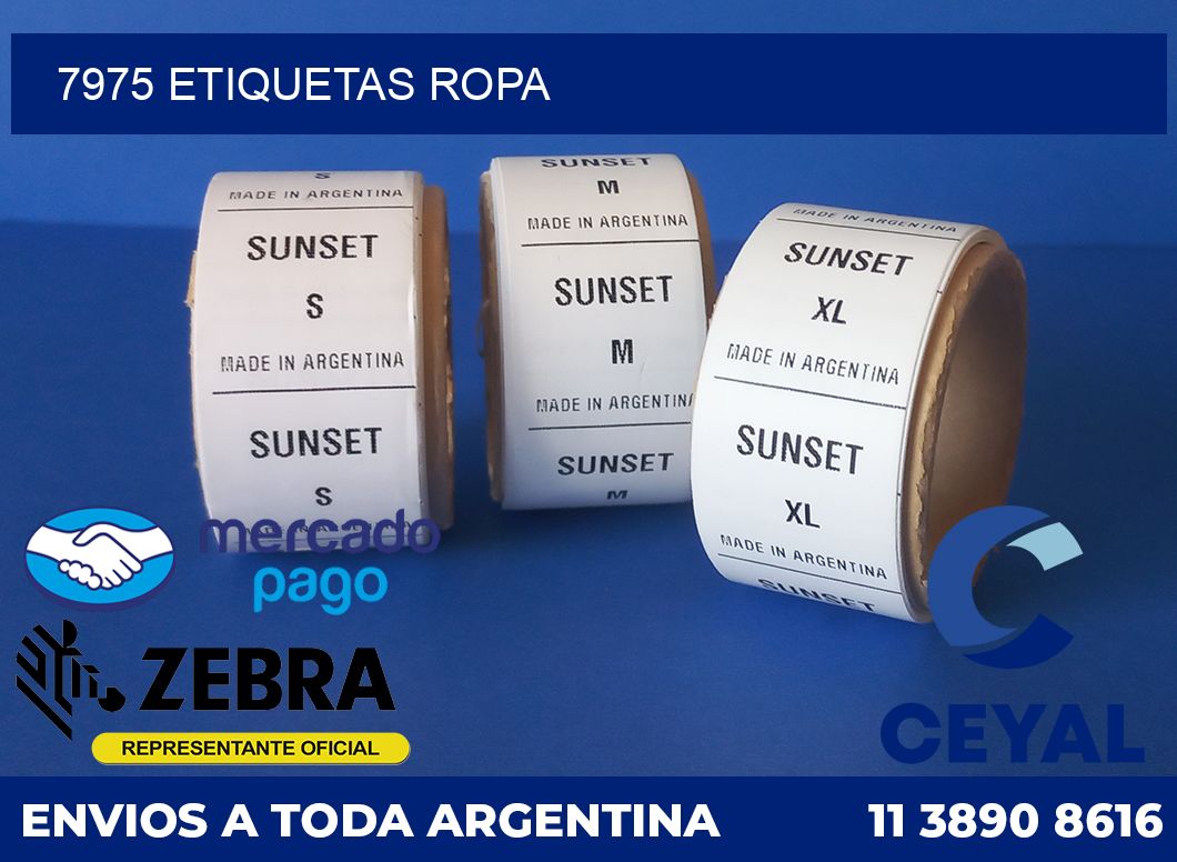 7975 ETIQUETAS ROPA