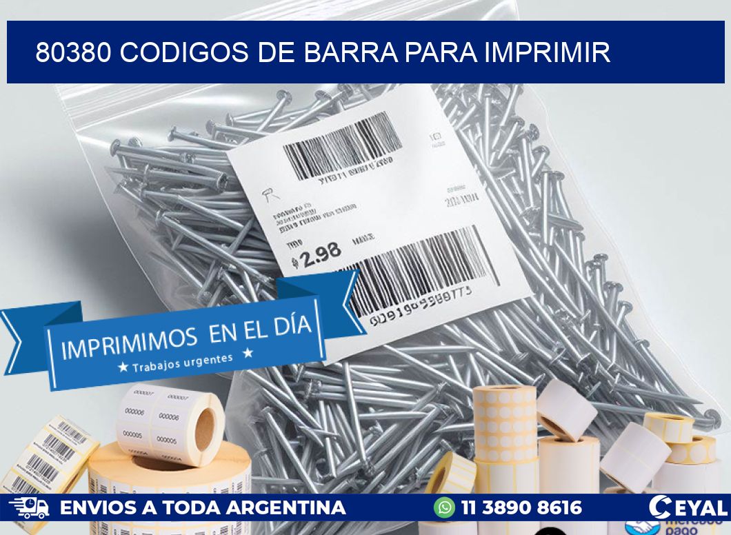 80380 codigos de barra para imprimir
