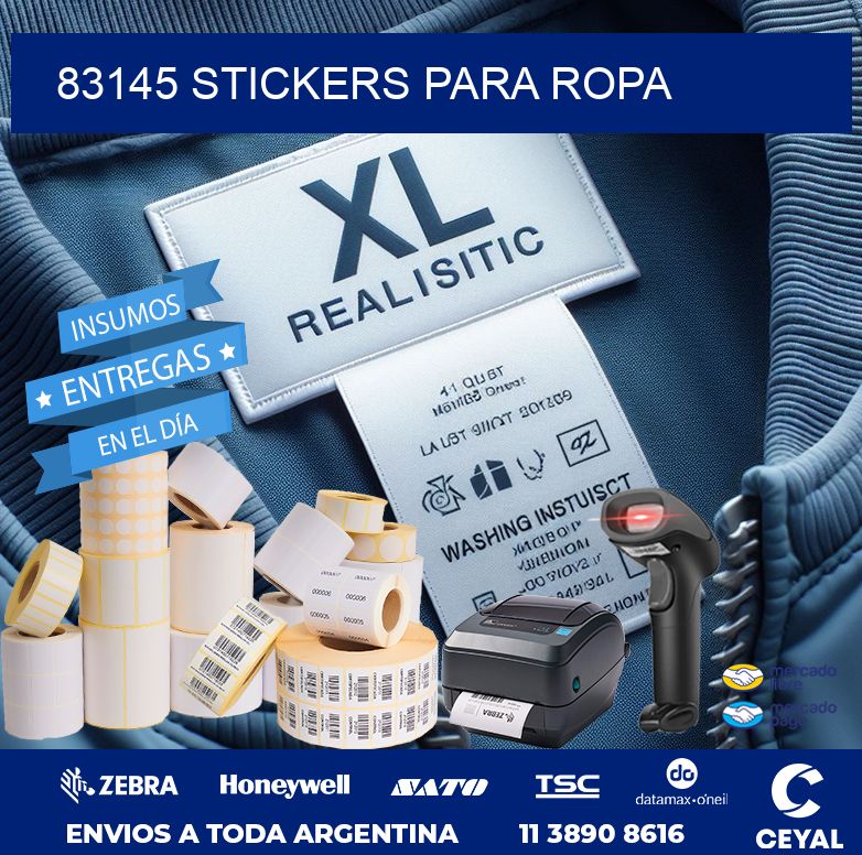 83145 STICKERS PARA ROPA