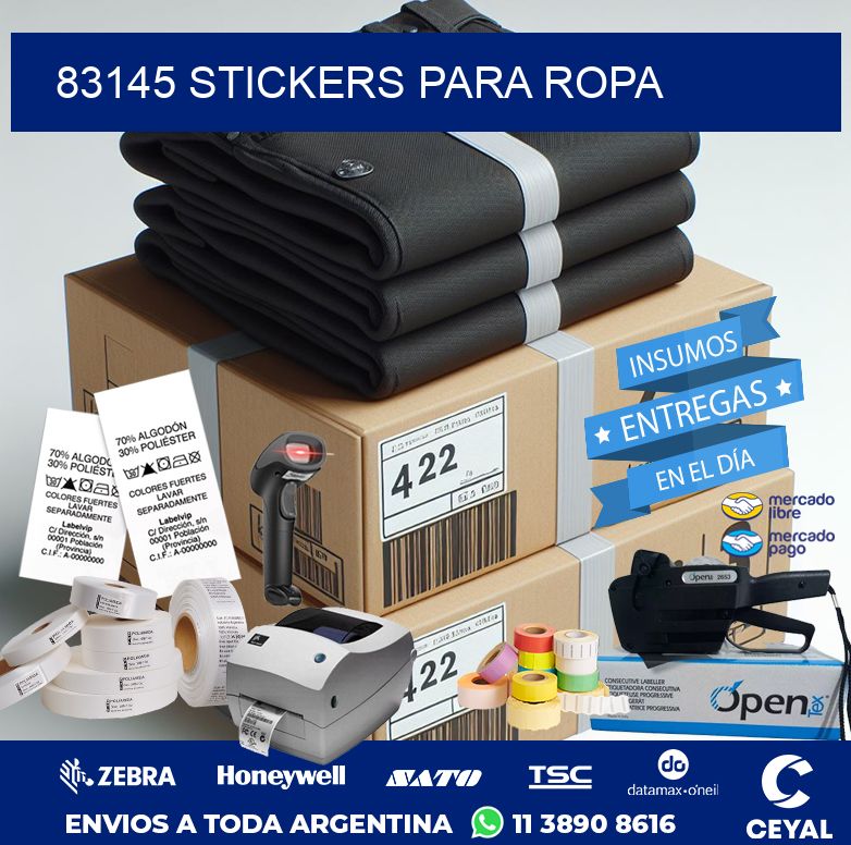 83145 STICKERS PARA ROPA